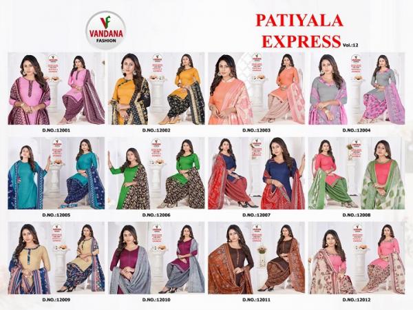 Vandana Patiyala Express Vol-12 indo Cotton PAtiyala Dress Material 